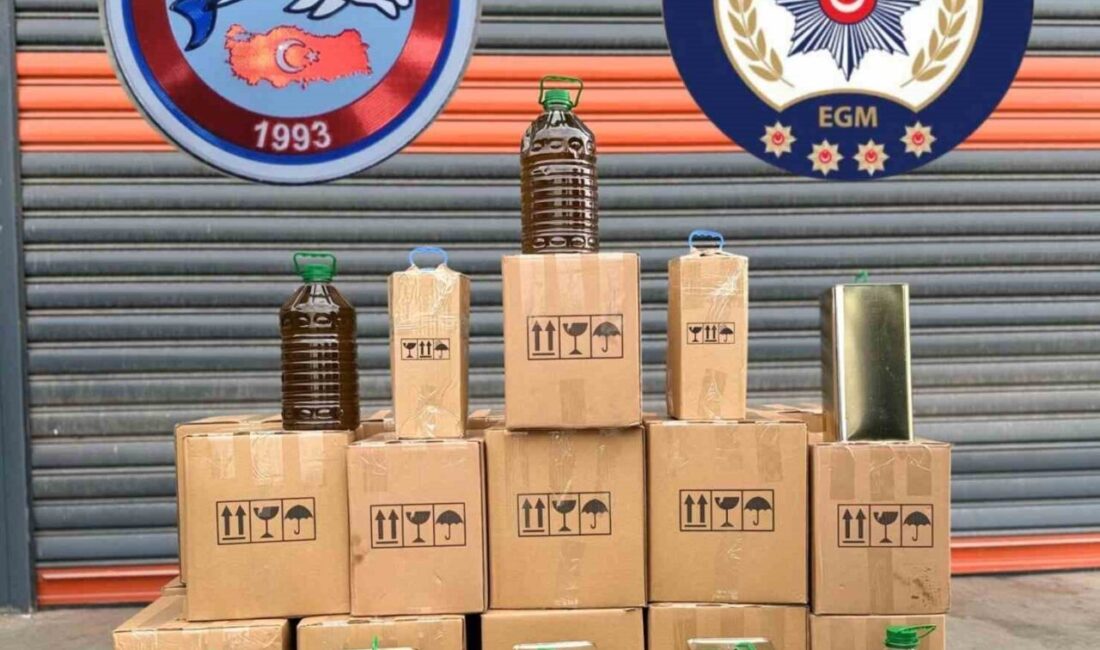 Aydın'ın Efeler ilçesinde motosikletli polis timleri, bir araçta toplam 434