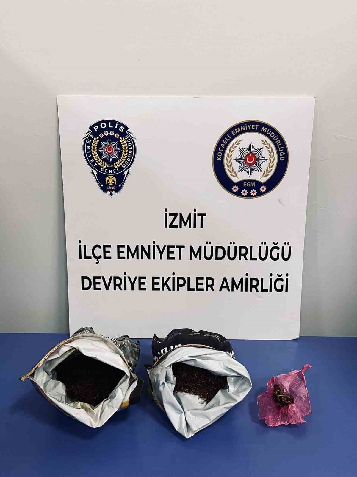 Kocaeli’nin İzmit ilçesinde polis, şüpheli gördüğü S.Ö., F.S., İ.G. ve
