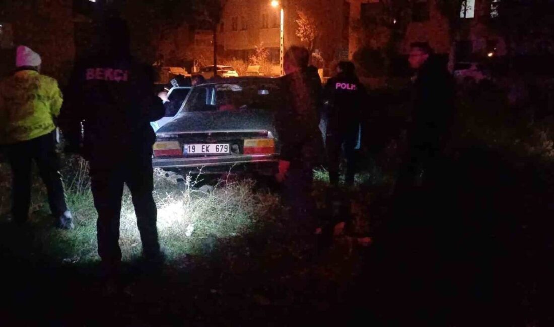 Çorum'da, dur ihtarına uymayan M.K.B. adlı sürücü, polis kovalamacasının ardından