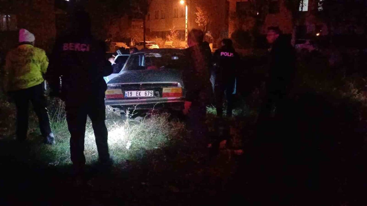 Çorum'da, dur ihtarına uymayan M.K.B. adlı sürücü, polis kovalamacasının ardından