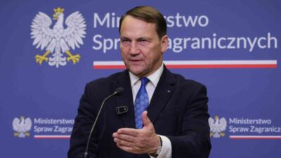 Polonya Dışişleri Bakanı Radoslaw Sikorski, Pazar günü demiryolu sabotajını Rusya'ya