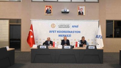 Kastamonu'da düzenlenen İl Afet Risk Azaltma Planı (İRAP) toplantısında, AFAD