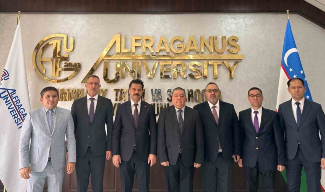 Selçuk Üniversitesi Rektörü Prof. Dr. Hüseyin Yılmaz, Özbekistan'da çeşitli üniversitelerle