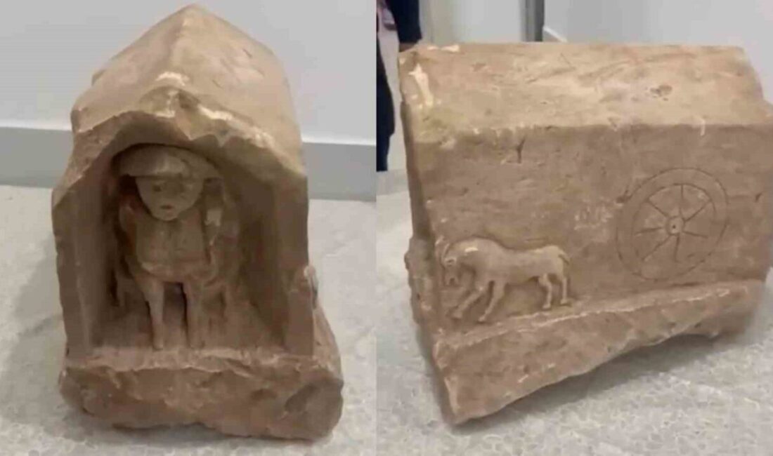 Kırıkkale'de gerçekleştirilen "Anadolu Mirası" operasyonunda, tarihi eser kaçakçılığına karışan S.G.