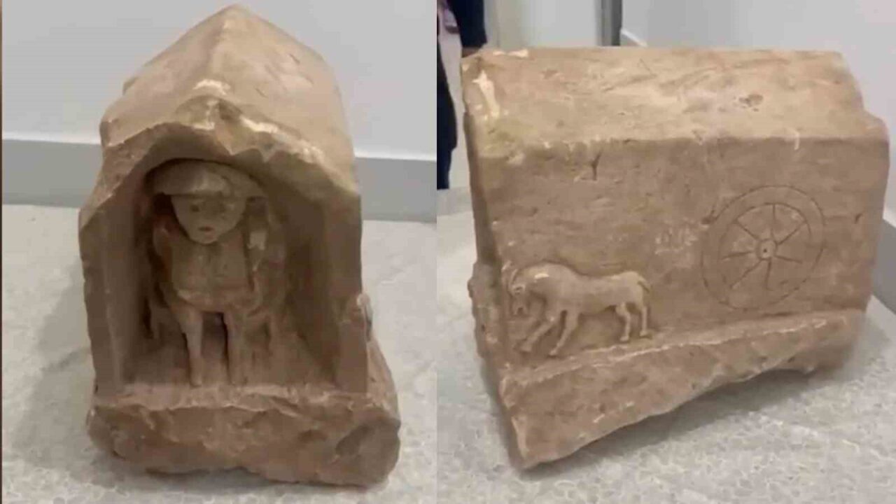 Kırıkkale'de gerçekleştirilen "Anadolu Mirası" operasyonunda, tarihi eser kaçakçılığına karışan S.G.