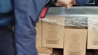 Samsun'un İlkadım ilçesinde jandarma, bir iş yerinde 1 milyon 200