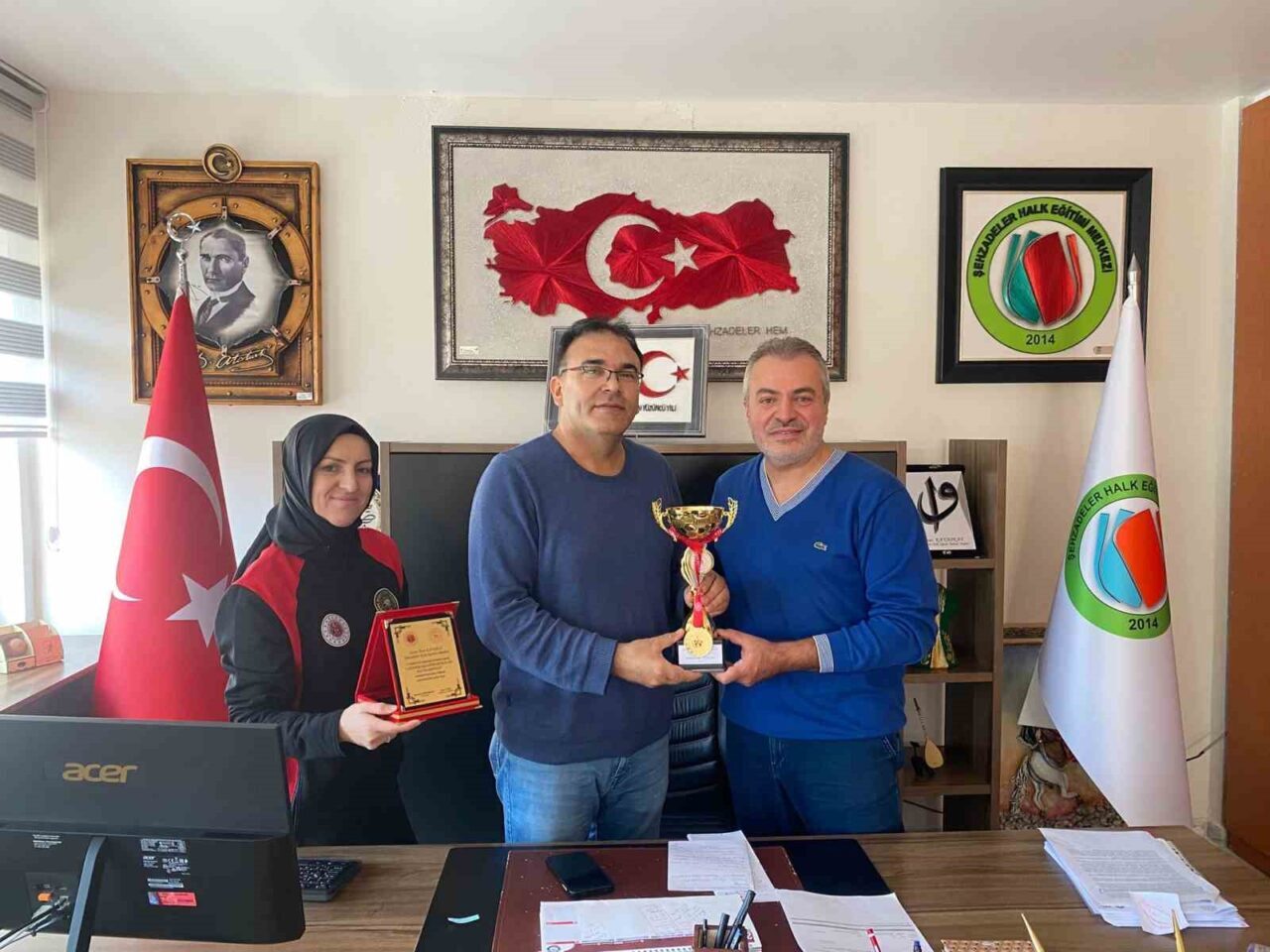 Manisa'nın Saruhanlı ilçesinde düzenlenen 6. Geleneksel İller Arası Halk Eğitimi