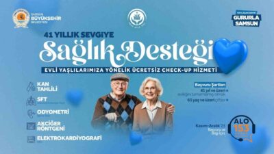 Samsun Büyükşehir Belediyesi, 65 yaş üstü ve 41 yıllık evli