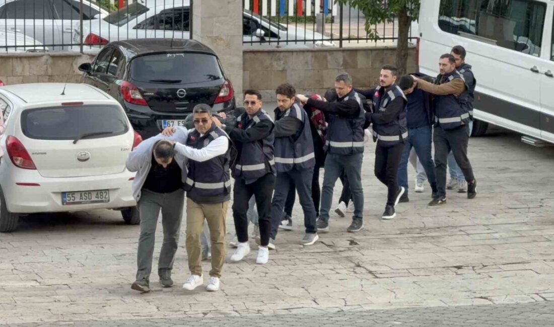 Samsun merkezli 5 ilde gerçekleştirilen dolandırıcılık operasyonunda 12 kişi gözaltına