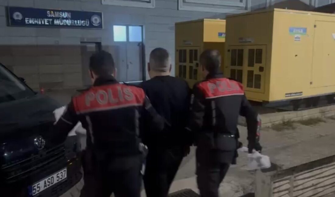 Samsun’da Yakalanan Hükümlü, Çok Sayıda Suçtan Aranıyordu Samsun'un İlkadım ilçesinde yunus timleri, hakkında kesinleşmiş 6 yıl 5
