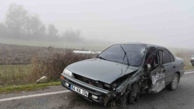 Samsun'un Vezirköprü ilçesinde meydana gelen otomobil kazasında Adem Kaya, Arif