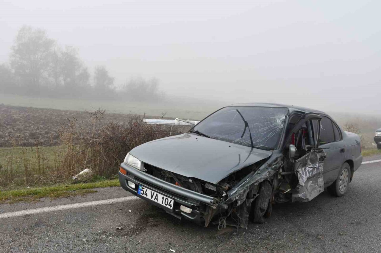 Samsun'un Vezirköprü ilçesinde meydana gelen otomobil kazasında Adem Kaya, Arif