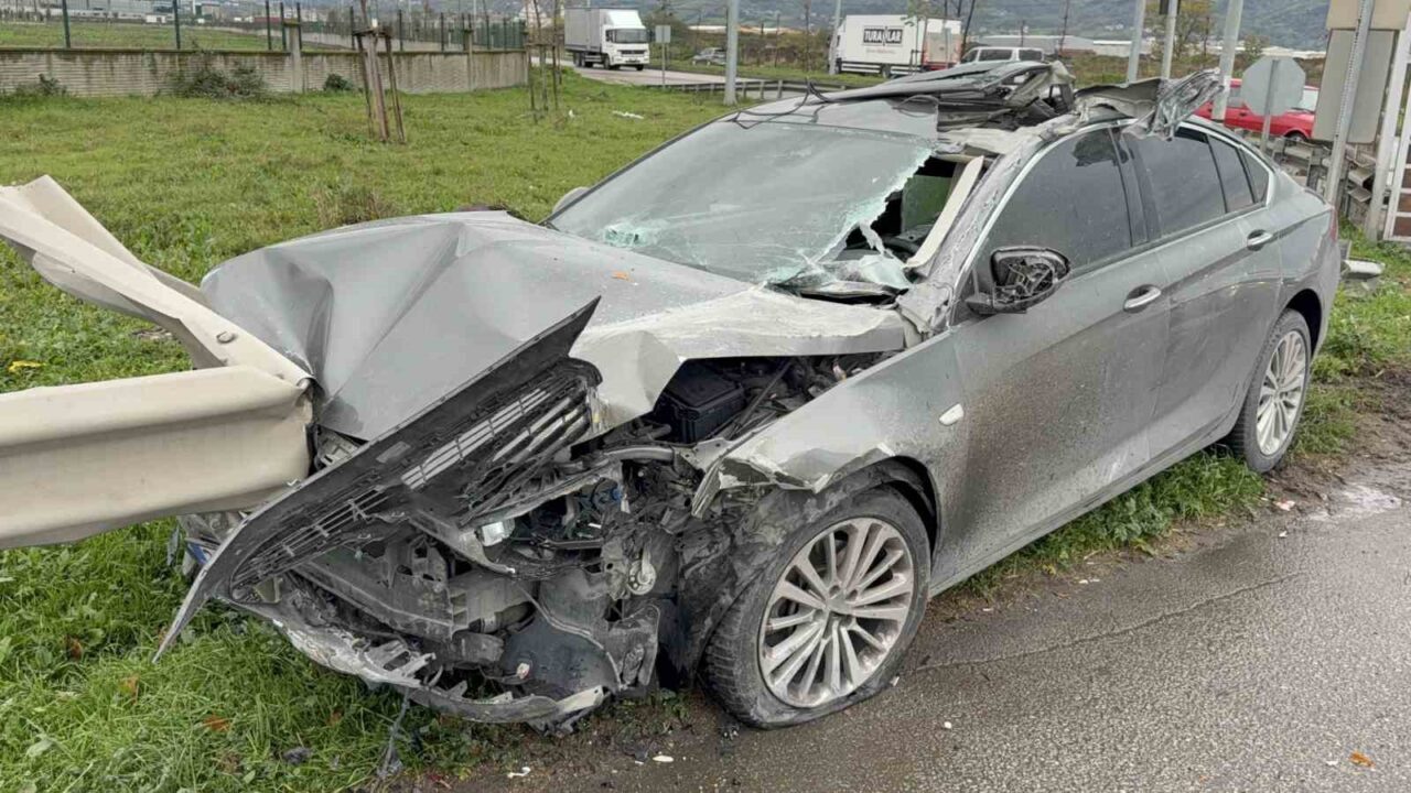 Samsun'un Tekkeköy ilçesinde sabah gerçekleşen trafik kazasında, Metin Arga'nın kullandığı