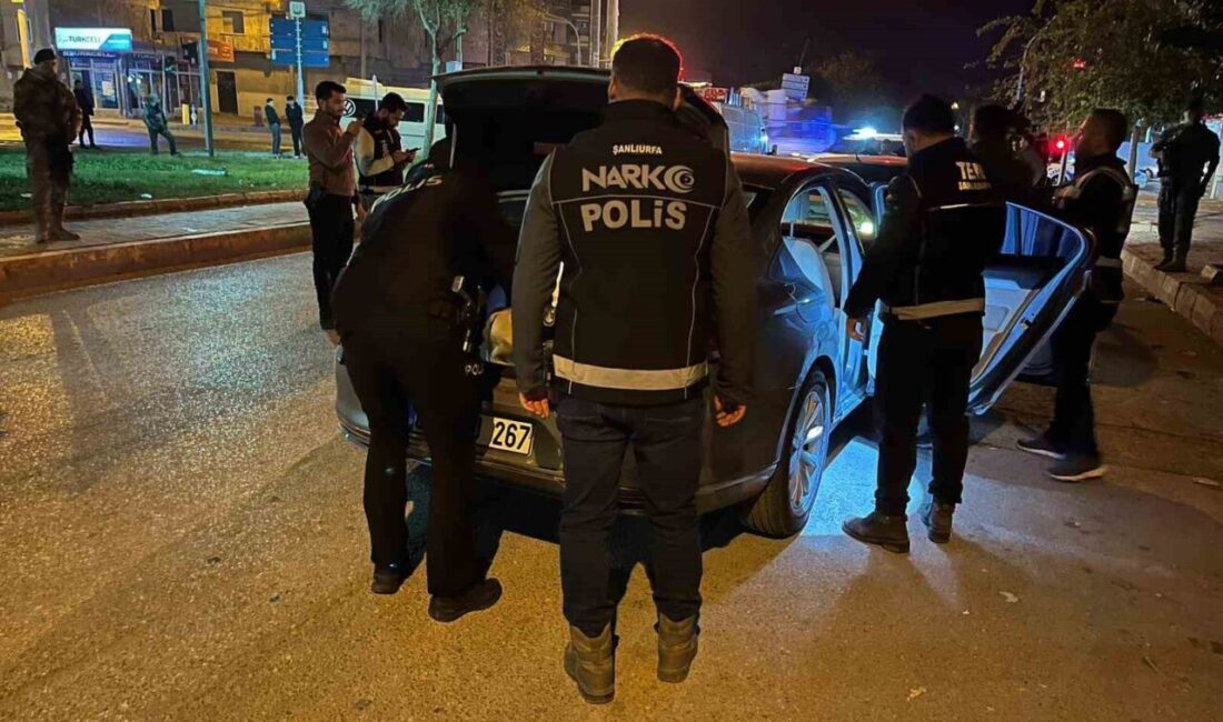 Şanlıurfa'da asayişin sağlanması için Emniyet ve Jandarma'nın yürüttüğü önleyici çalışmalarda
