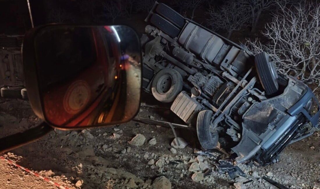 Şanlıurfa'nın Bozova ilçesinde, kontrolünü kaybeden Ömer Açıkalın yönetimindeki gübre yüklü