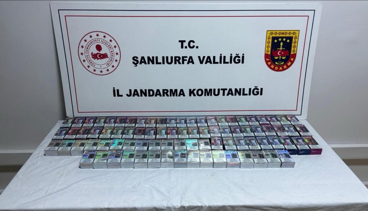 Şanlıurfa’da Jandarma, 84 Paket Gümrük Kaçağı Elektronik Sigara Ele Geçirdi