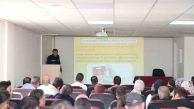 Van'ın Çatak ilçesinde, İlçe Millî Eğitim Müdürlüğü tarafından servis şoförleri