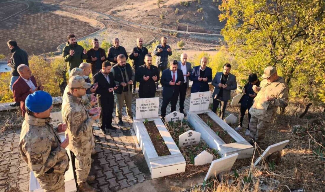 Bayraktepe köyünde 11 Şehit İçin Anma Töreni Düzenlendi Siirt'in Bayraktepe köyünde, 17 Kasım 1994'te terör saldırısında şehit düşen