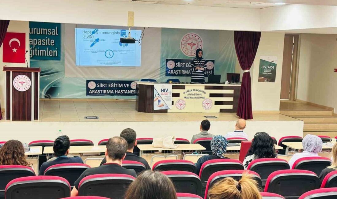 Siirt Eğitim ve Araştırma Hastanesi, personeline kan yoluyla bulaşan hastalıklar