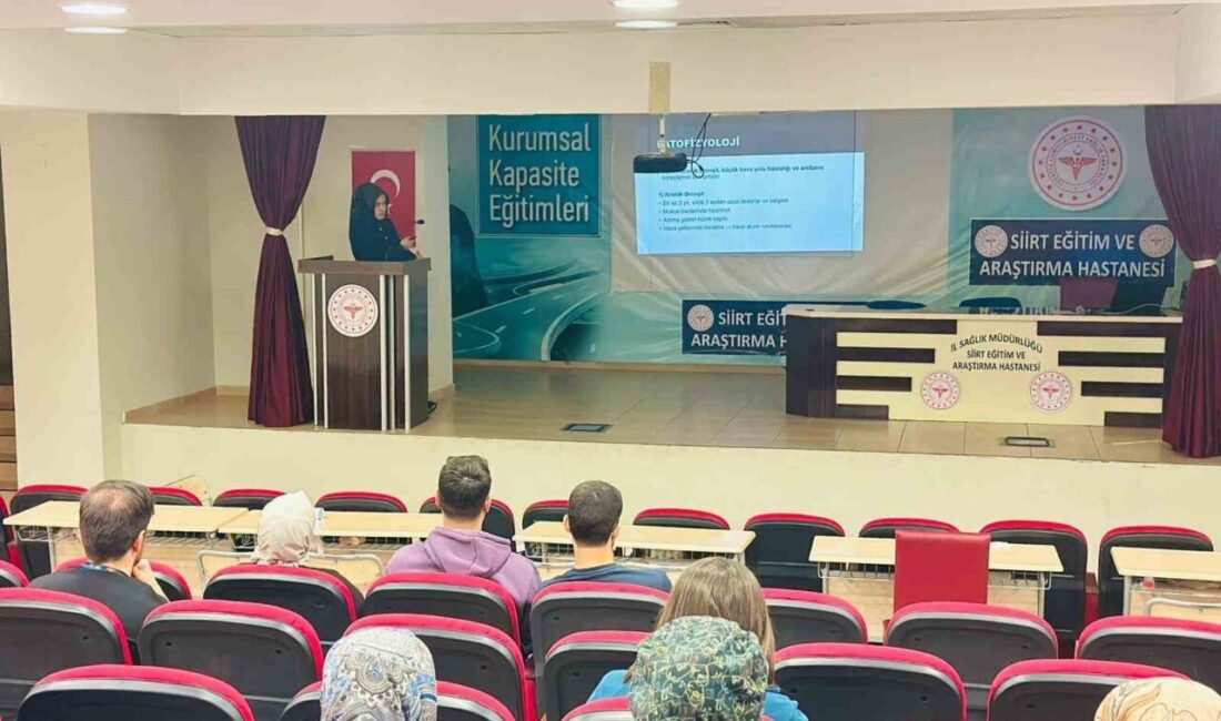 Siirt Eğitim ve Araştırma Hastanesi, personeline Kronik Obstrüktif Akciğer Hastalığı