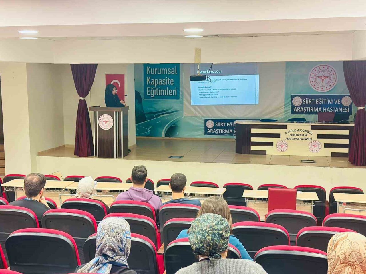 Siirt Eğitim ve Araştırma Hastanesi, personeline Kronik Obstrüktif Akciğer Hastalığı