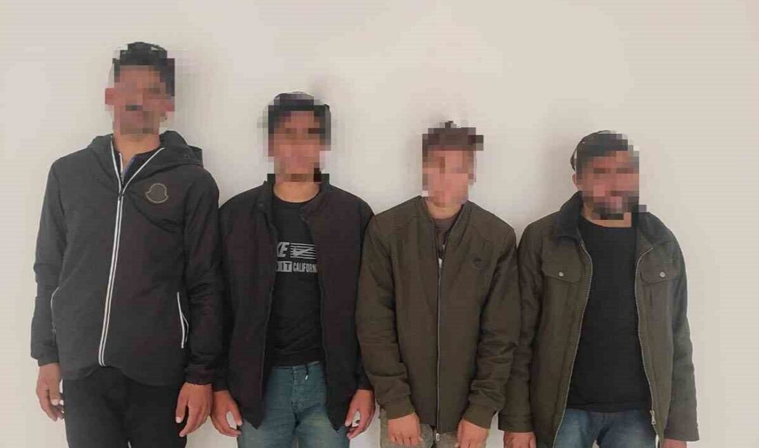 Siirt'te gerçekleştirilen bir polis kontrolünde, sahte pasaport taşıyan 4 Afgan