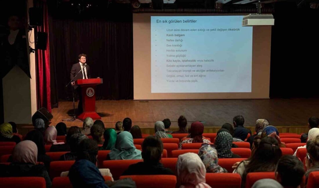 Sincan Belediyesi, Lale Konferans Salonu'nda diyabet ve akciğer kanseri üzerine