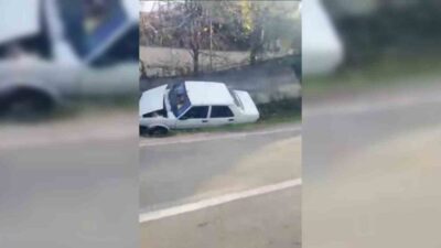 Sinop'un Türkeli ilçesinde bir otomobilin su kanalına düşmesi sonucu bir