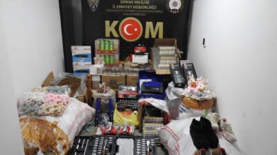 Şırnak İl Emniyet Müdürlüğü, 17-23 Kasım tarihleri arasında düzenlediği operasyonlarda