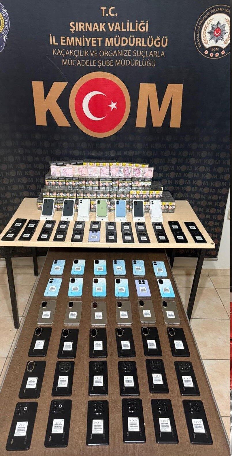 Şırnak’ta düzenlenen operasyonla 2 milyon 200 bin lira değerinde kaçak ürünler ele geçirildi, bir kişi tutuklandı.