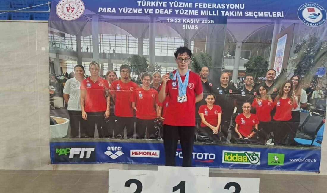 Sivas'taki Parayüzme ve Deaf Yüzme Bireysel Milli Takım Seçmelerinde Yaman