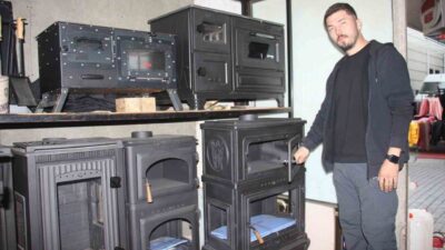 Aydın'da serin havaların etkisiyle soba ve şömine alımında artış gözlemleniyor.