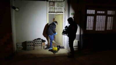 Malatya’nın Yeşilyurt ilçesinde, bahçede sofra bezi silkerken fenalaşarak düşen ve