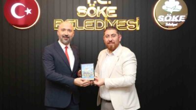 Aydın Büyükşehir Gazeteciler Cemiyeti Başkanı Ümit Özmen ve yönetimi, Söke
