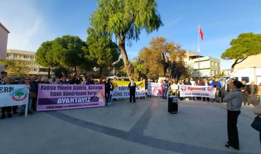 Söke'de 25 Kasım Kadına Yönelik Şiddete Karşı Uluslararası Mücadele Günü