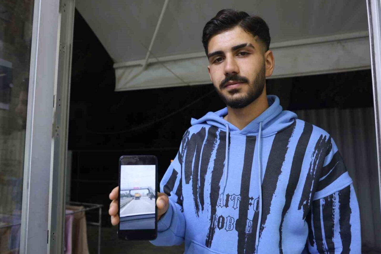 Hatay'da hız limitini aşan bir hafriyat kamyonu sürücüsüne 2 bin