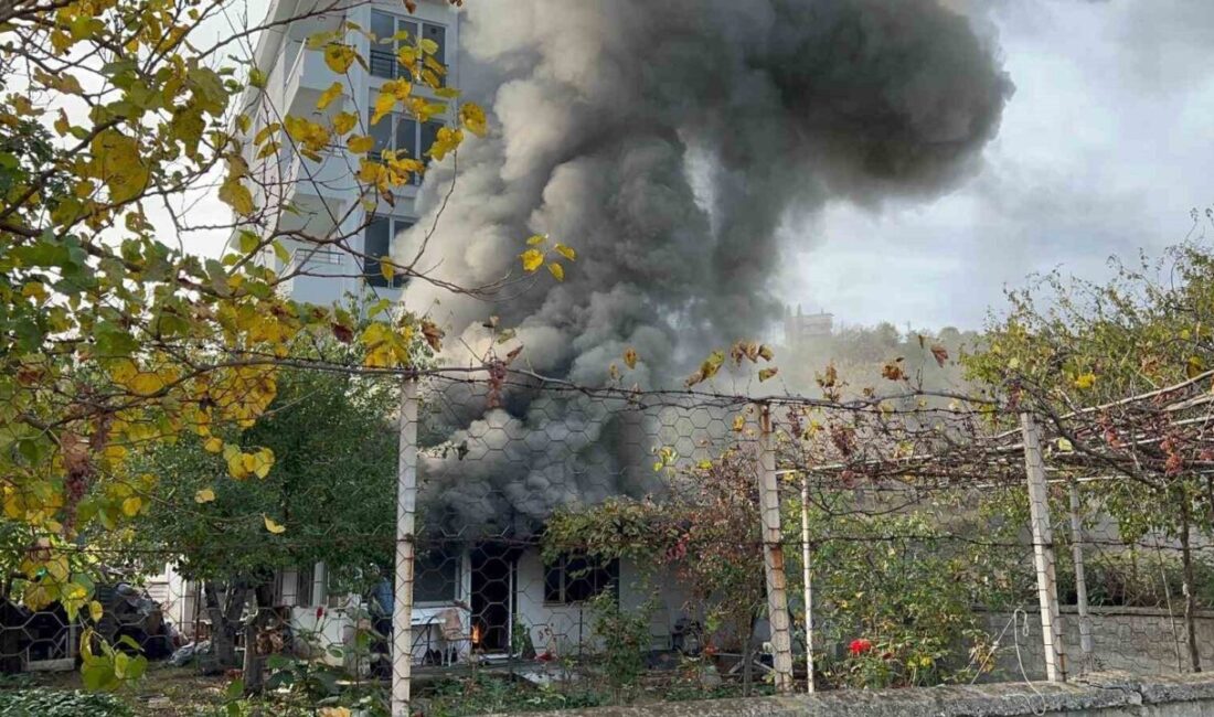 Samsun Atakum’da Şömineden Kıvılcım Sıçraması Sonucu Ev Yanarak Kullanılamaz Hale Geldi Samsun'un Atakum ilçesindeki bir ev, emekli öğretmen Recep Ağır'ın yaktığı