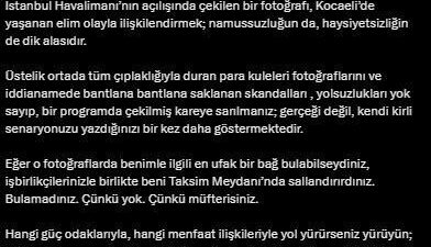 AK Parti İstanbul Milletvekili Süleyman Soylu, bir fotoğrafın Kocaeli'deki bina