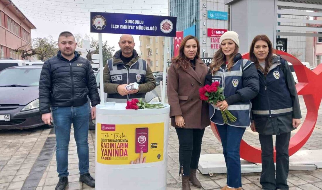 Sungurlu Emniyet Müdürlüğü, 25 Kasım Kadına Yönelik Şiddetle Uluslararası Mücadele