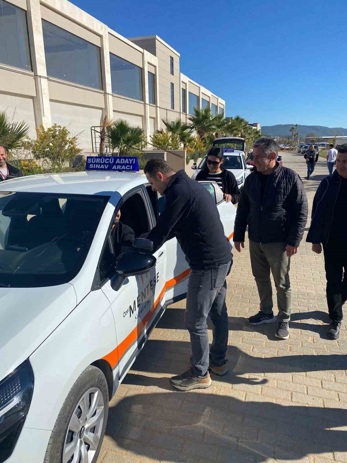 Menteşe Motorlu Taşıt Sürücü Kursları'nın direksiyon eğitimi ve sınav alanını