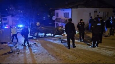 Tokat'ta akşam saatlerinde meydana gelen trafik kazasında 60 ABR 967