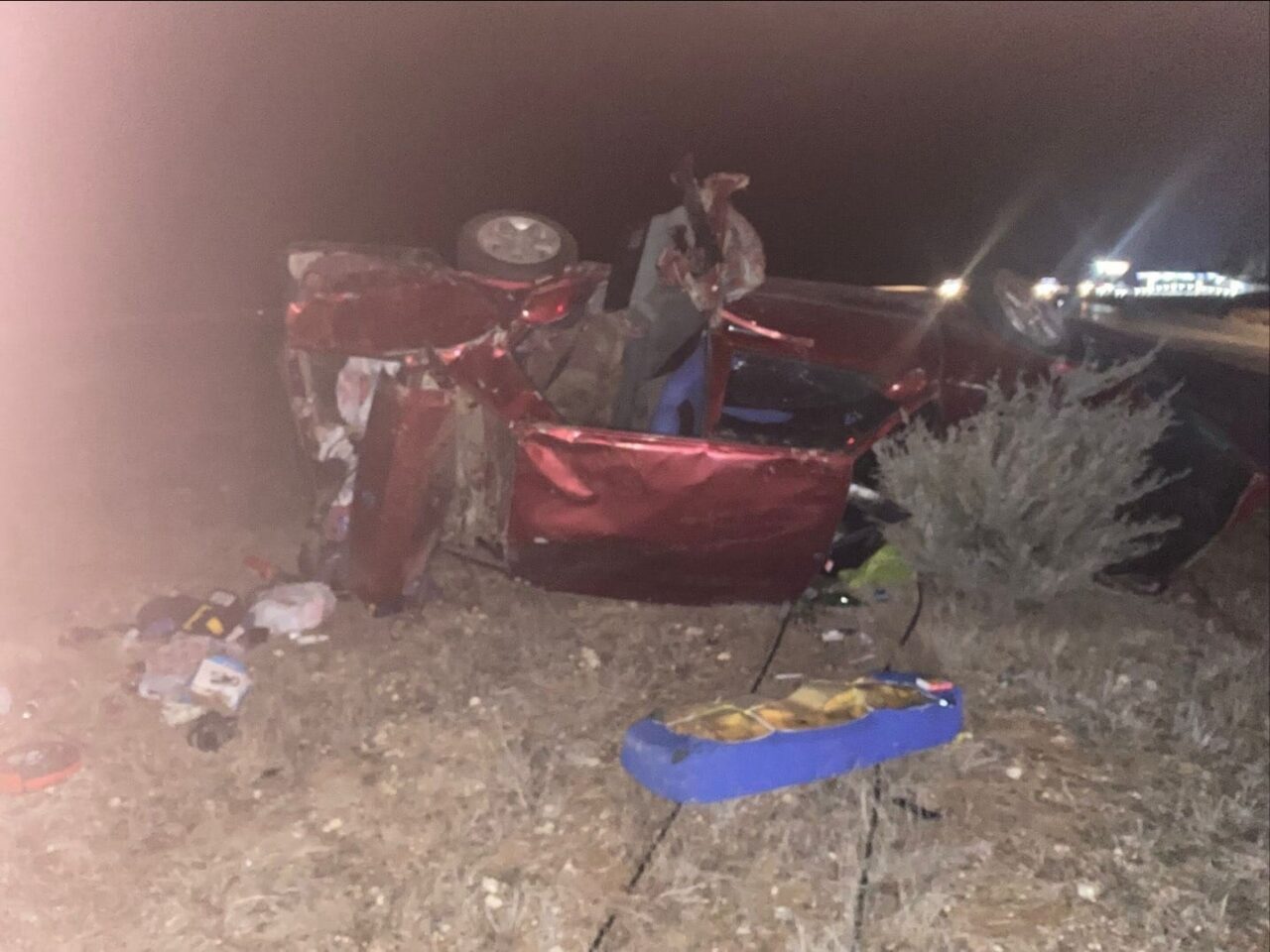 Afyonkarahisar’da kontrolden çıkarak takla atan Tofaş otomobilin sürücüsü hayatını kaybetti