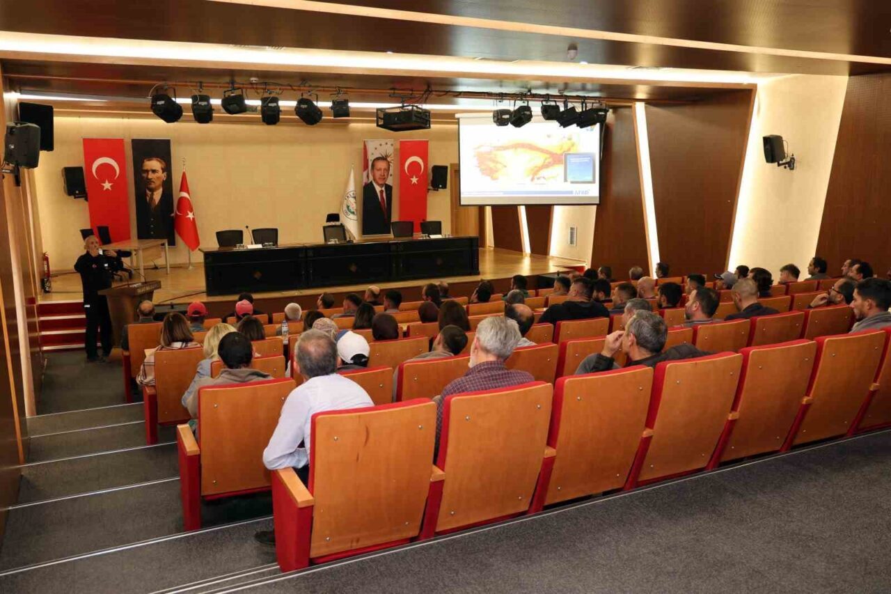 Talas Belediyesi, 12 Kasım Afet Eğitimi Hazırlık Günü kapsamında, Kayseri