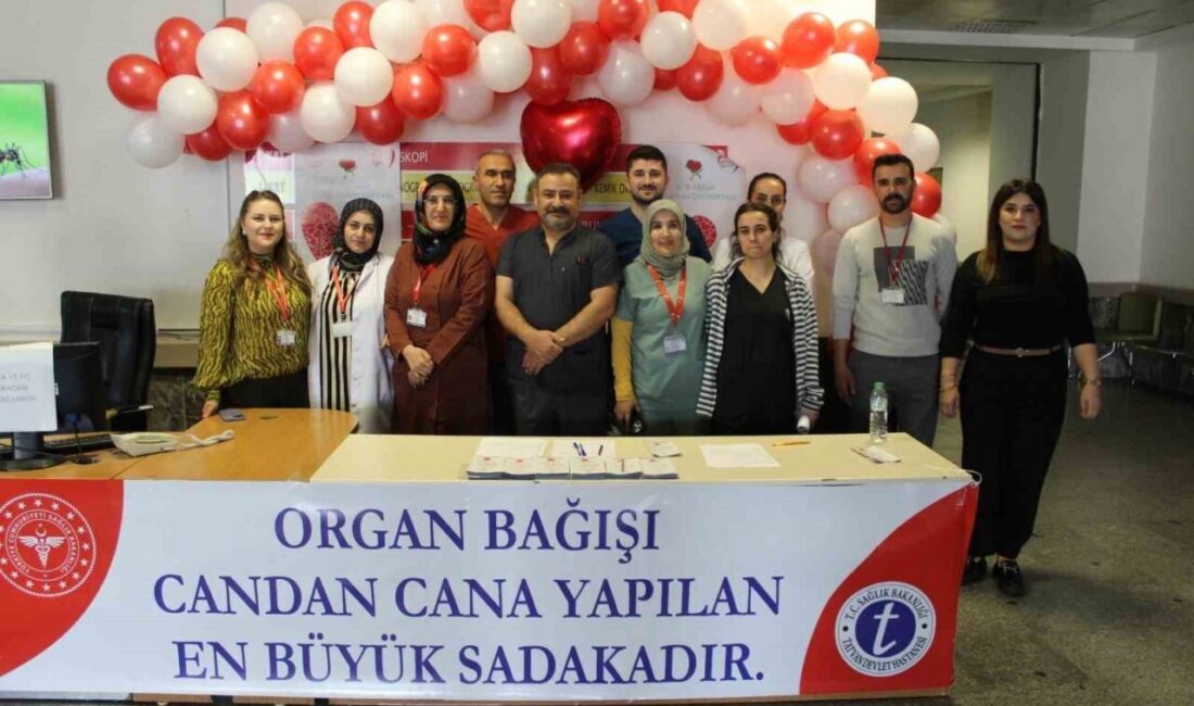 Tatvan Devlet Hastanesi’nde Organ Bağışı Haftası Etkinliğiyle Farkındalık Yaratıldı Tatvan Devlet Hastanesi, 3-9 Kasım Organ Bağışı Haftası kapsamında hastane