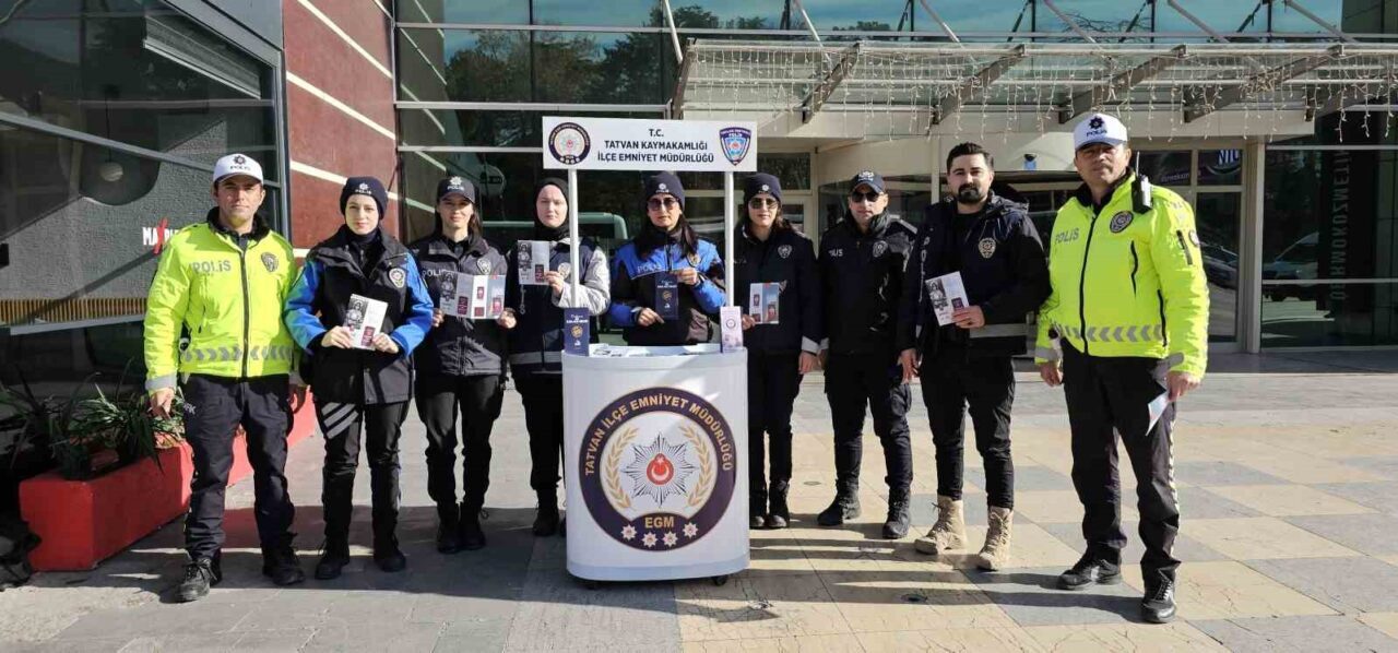 Bitlis’in Tatvan İlçe Emniyet Müdürlüğü, 25 Kasım Kadına Yönelik Şiddete