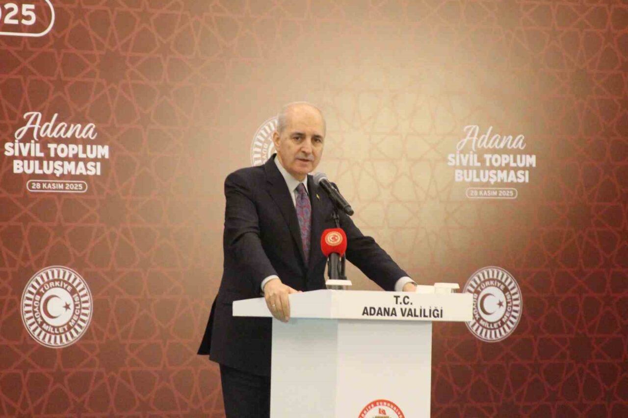 TBMM Başkanı Numan Kurtulmuş, Adana'da sivil toplum kuruluşlarıyla bir araya