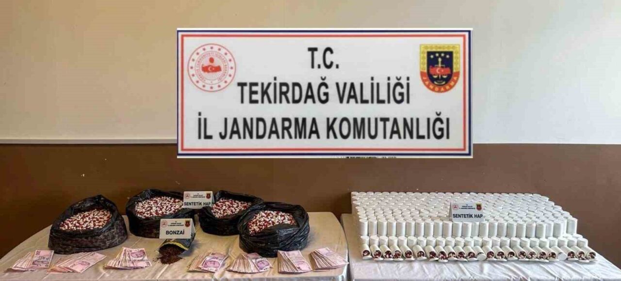 Tekirdağ'da Jandarma ekipleri, 5 aylık takip sonucunda düzenledikleri operasyonda 55