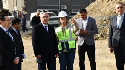 Tekirdağ Valisi Recep Soytürk, Süleymanpaşa'da eğitim yatırımlarını yerinde inceleyerek yetkililerden