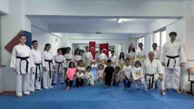 Tekirdağ'ın Muratlı ilçesindeki karate kursu, 7-15 yaş arası çocuklara temel