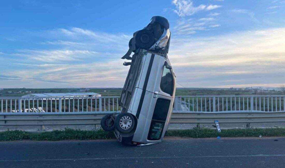 Tekirdağ-Kırklareli Karayolunda Şaşırtan Kaza: İki Yaralı, Araç Dikey Pozisyonda Durdu Tekirdağ-Kırklareli yolunda A.Ç. yönetimindeki 59 ALP 120 plakalı ticari araç,